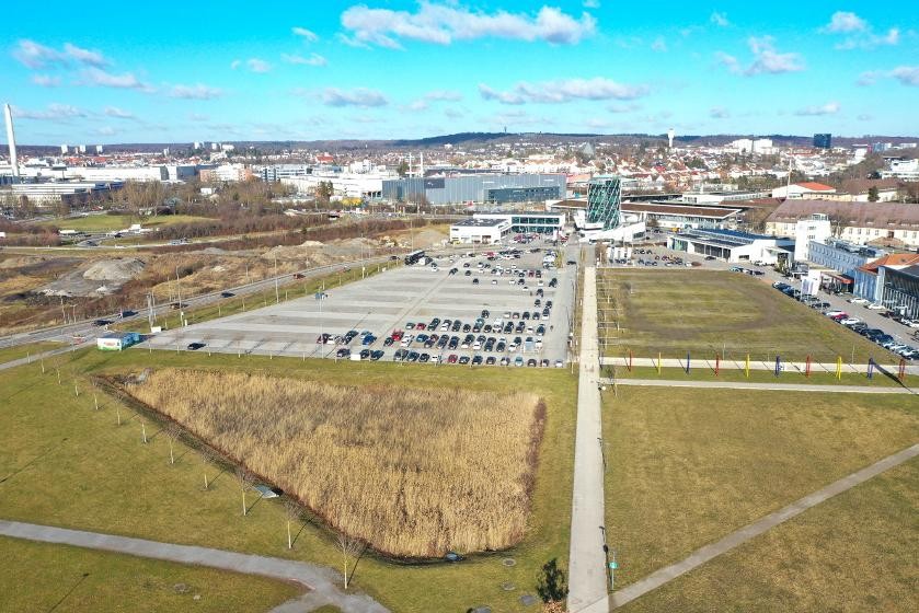 Festplatz Flugfeld  Bild Festplatz Flugfeld von oben